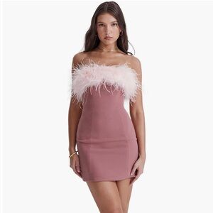 House of CB
Alexa Mini Dress in Warm Pink (M)